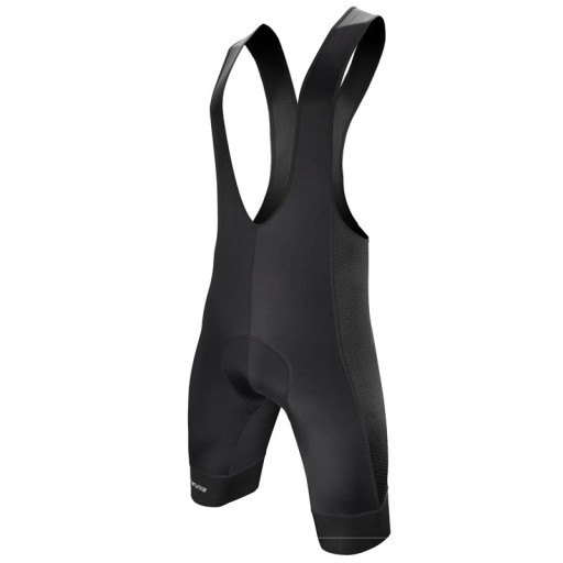 Heren fietsshorts met bretels en aansluitende pasvorm polyester elastaan lycra nylon ergonomisch voor fietsen