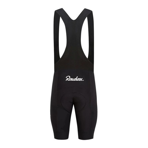 Heren fietsshorts met bretels en elastische schouderbanden elastaan polyester ergonomische pasvorm voor weg- en recreatief fietsen