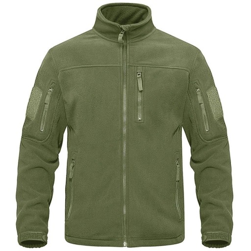 Heren fleecejack met zakken