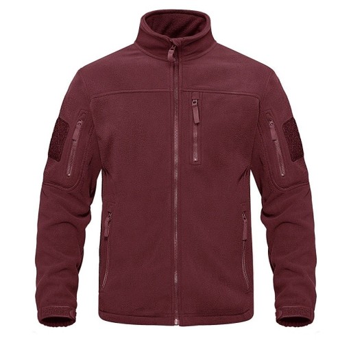 Heren fleecejack met zakken