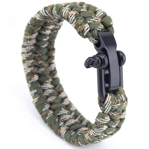 Heren gevlochten armband H433
