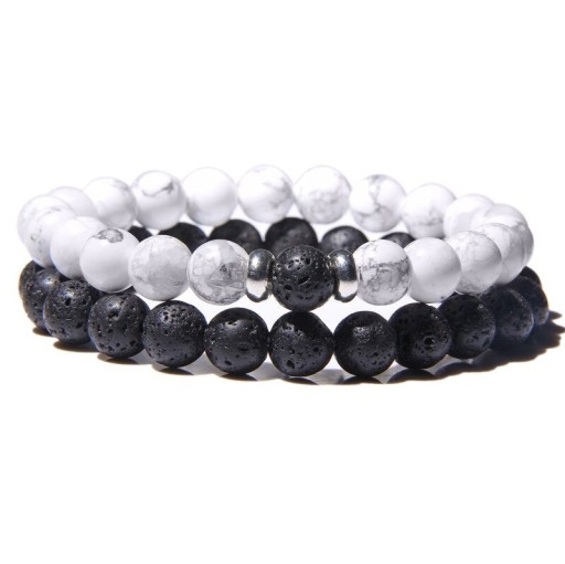 Heren kralenarmband 2 stuks H593