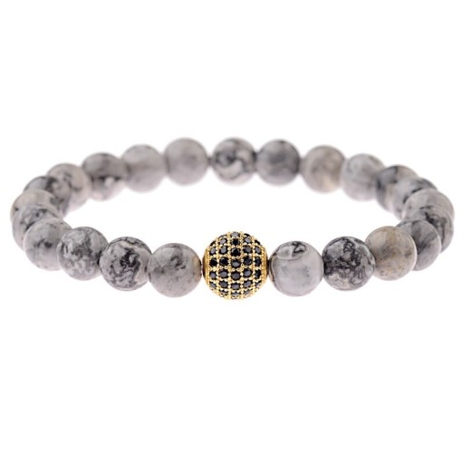 Heren kralenarmband H286