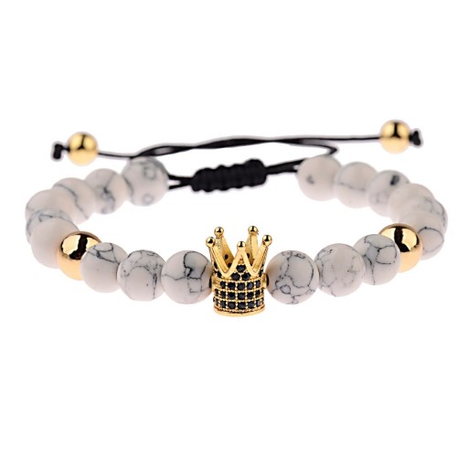 Heren kralenarmband H286