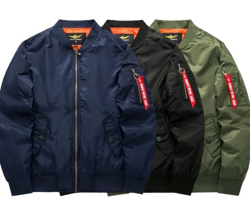 Heren lente/herfst bomberjack J2058