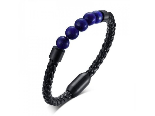 Heren leren armband H252