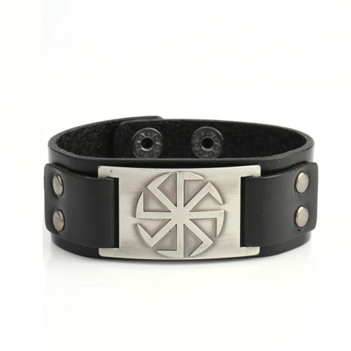 Heren leren armband H588