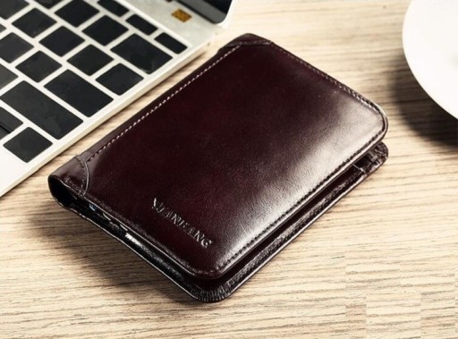 Heren leren portemonnee M421