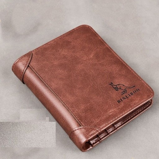 Heren leren portemonnee M572