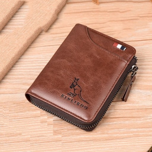 Heren leren portemonnee M572
