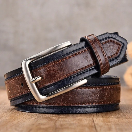 Heren leren riem L269