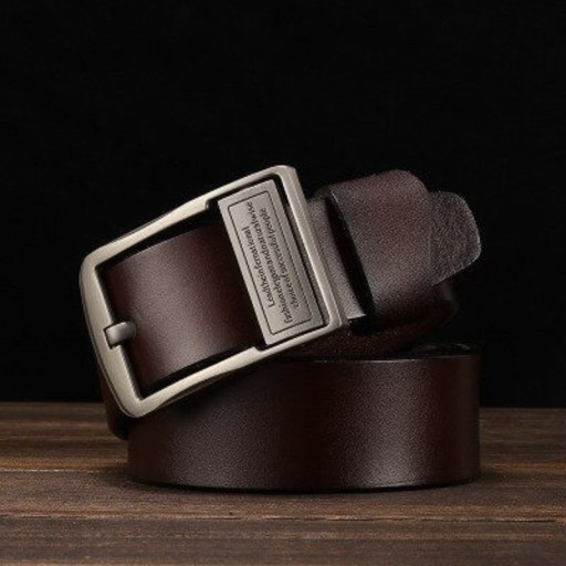 Heren leren riem L409