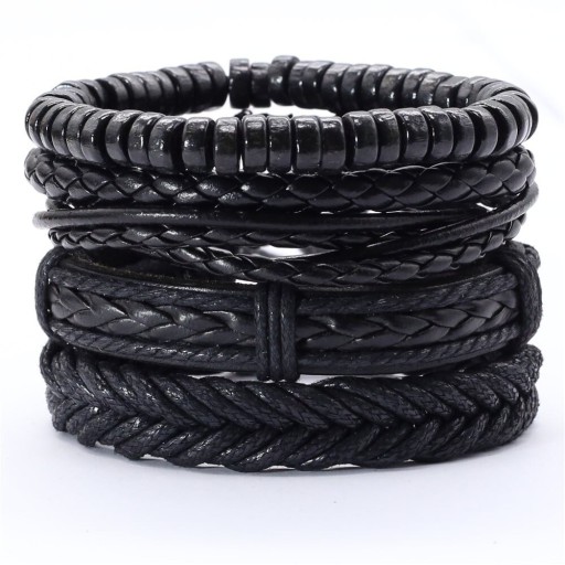 Heren multilayer armband 5 stuks