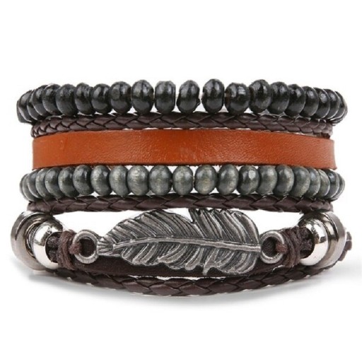 Heren multilayer armband H229