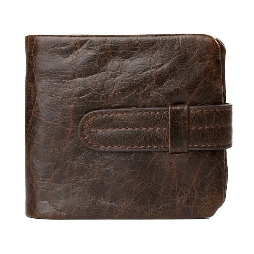 Heren retro leren portemonnee M549