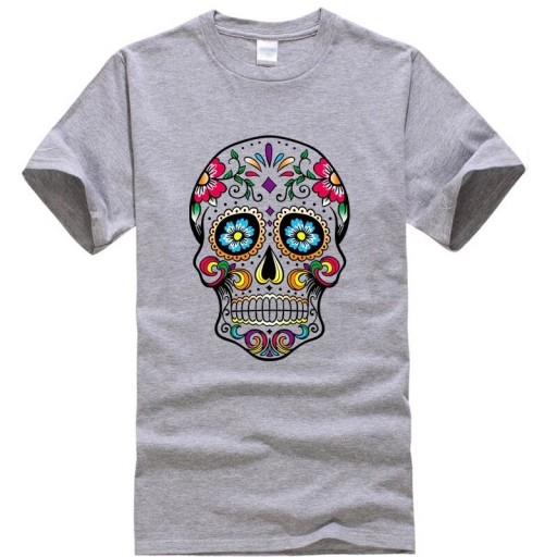 Heren schedel t-shirt T2056