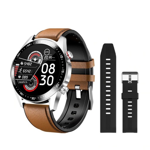 Heren smartwatch met reserveband