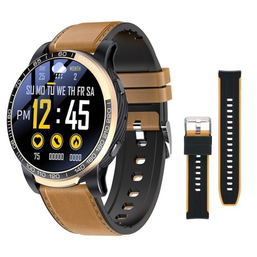 Heren smartwatch met vervangende band K1330