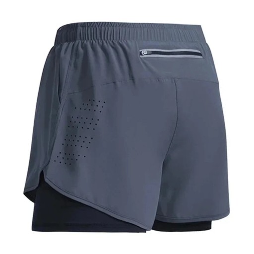 Heren sportshorts met zakken, snel drogend, ademend hardloopshorts, fitnesstraining, losse pasvorm, comfortabele sportkleding