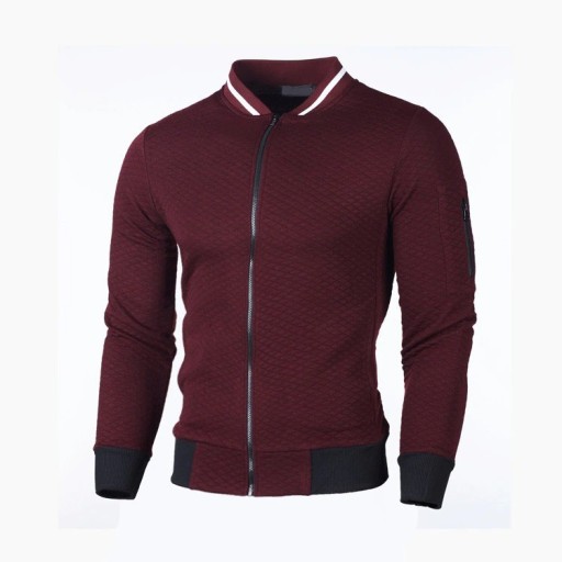 Heren sweatshirt met kraag F7