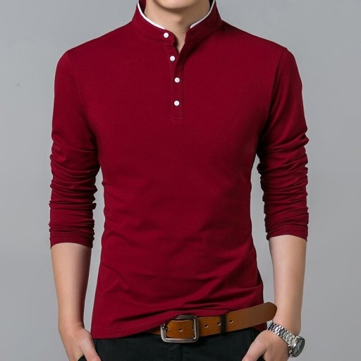 Heren T-shirt met lange mouwen T2048