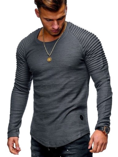 Heren T-shirt met lange mouwen T2052
