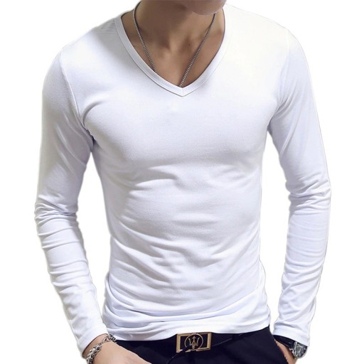 Heren T-shirt met lange mouwen T2062