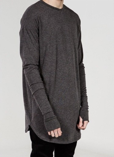 Heren T-shirt met lange mouwen T2161
