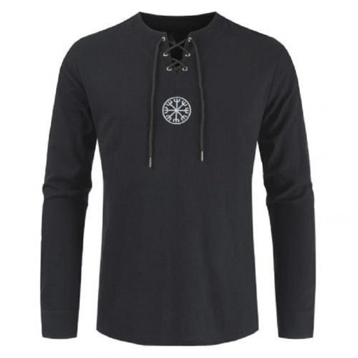 Heren T-shirt met lange mouwen T2308