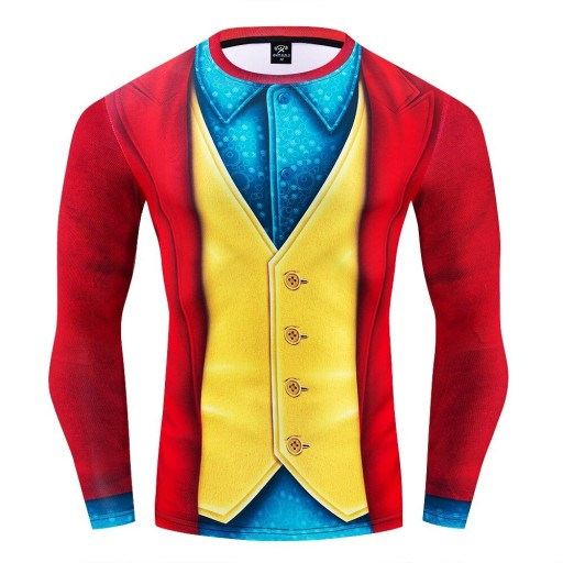 Heren T-shirt met lange mouwen T2358