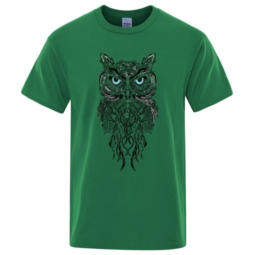 Heren T-shirt met uil T2164