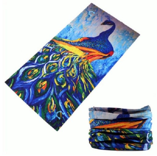 Herenhalsdoek met dierenprint J3376