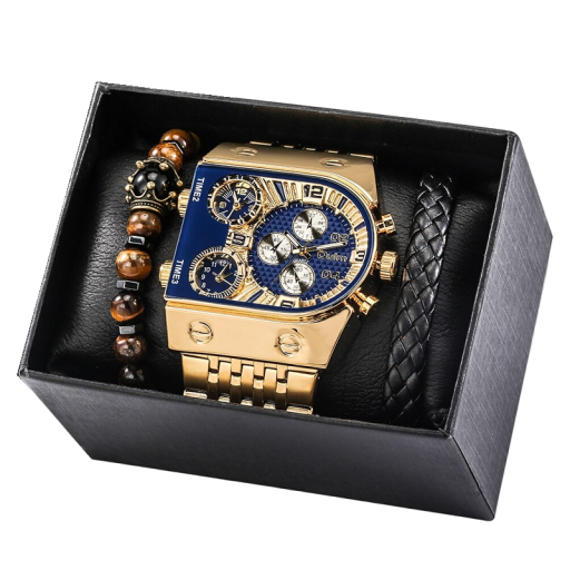 Herenhorloges met armbanden 3 stuks