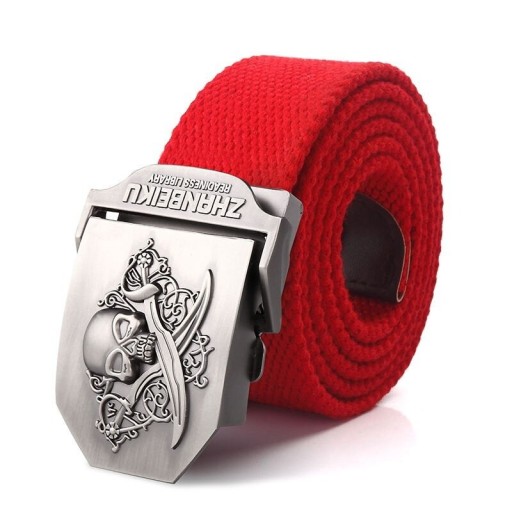 Herenriem met schedel L367