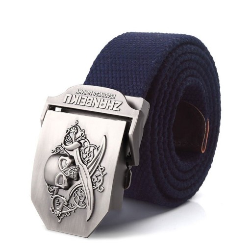 Herenriem met schedel L367