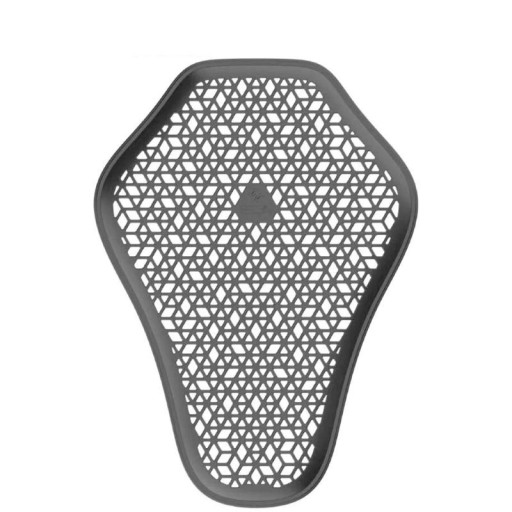 Hernia protector voor motorjack ergonomische vorm lichte bescherming tegen impact ongeveer 28 × 39 cm gaasstructuur zwart voor rijders