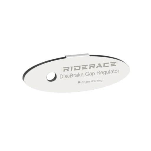 Herramienta de ajuste de frenos de disco de bicicleta 55 x 20 mm Medidor ovalado de acero inoxidable para ajustar el espacio entre las pastillas