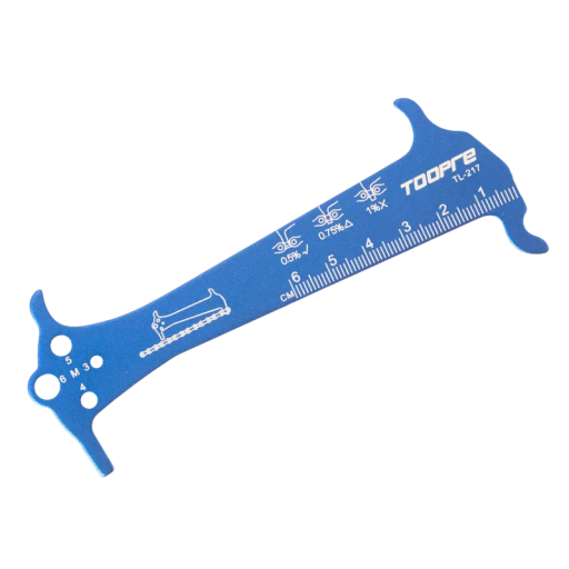 Herramienta multifuncional 3 en 1 para bicicleta, medidor de desgaste de cadena, gancho de cadena, medidor de pernos, herramientas de ciclismo para bicicletas de carretera y montaña.