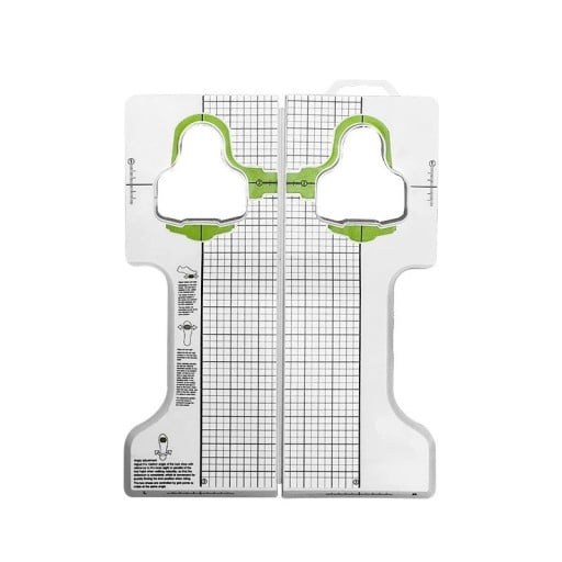 Herramienta para el ajuste de calas KEO con rejilla de calibración para un ajuste preciso de la posición y el ángulo de las zapatillas para ciclismo en carretera