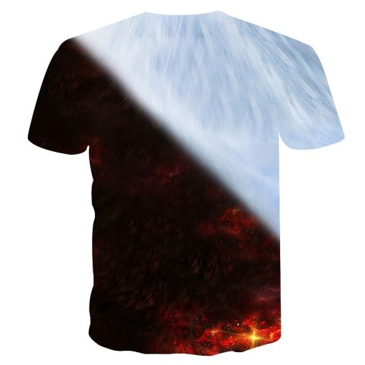Herre 3D T-shirt - Ulve