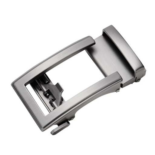 Herre automatisk metallegeringsspænde til læderbælte 3,3-3,5 cm udskiftelig spænde elegant metalspænde til formelle og afslappede bælter