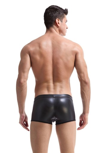 Herre boxershorts i kunstlæder