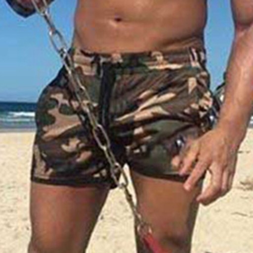 Herre camouflage badedragt F1036