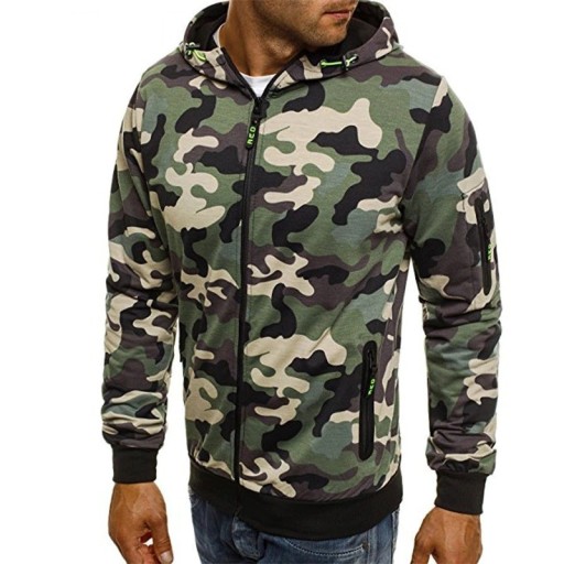 Herre camouflage sweatshirt F107