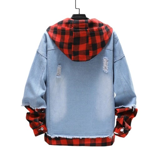 Herre denimjakke F1154