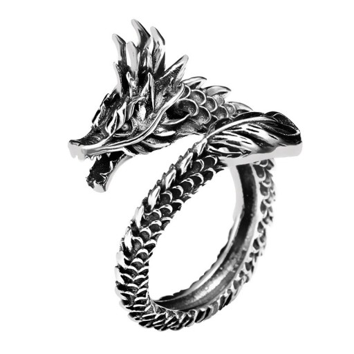 Herre drage ring D2481
