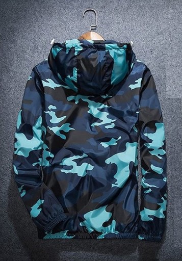 Herre forårs-/efterårs camouflagejakke J2597