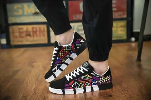 Herre graffiti sneakers J2115