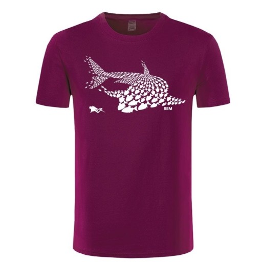 Herre haj t-shirt T2231