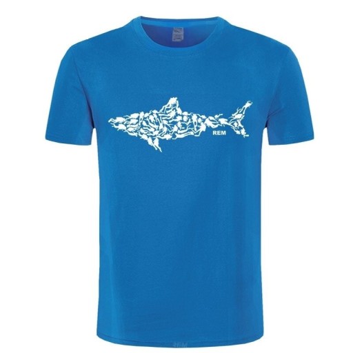 Herre haj t-shirt T2377